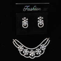 Ladies American Diamond Mangalsutra Set - Free Size, Lightweight 5g Design, Perfect For Gifting & Party Wear, Intricate Elegance
