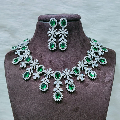 American Diamond Ladies Fancy Necklace Sets