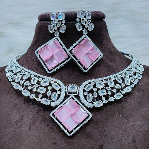 Designer American  Diamond Necklace Sets