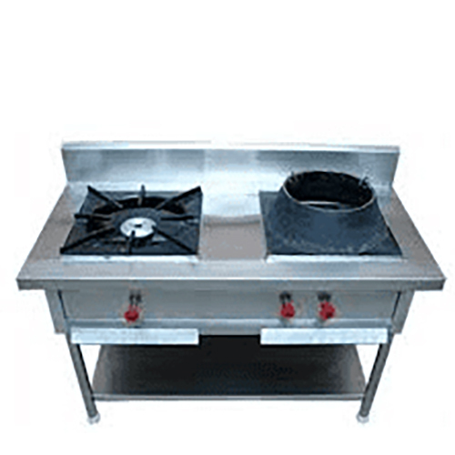 Commercial Chinese Two Burner Range
