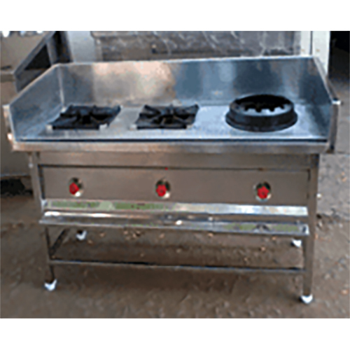 Commercial Chinese Three Burner Range