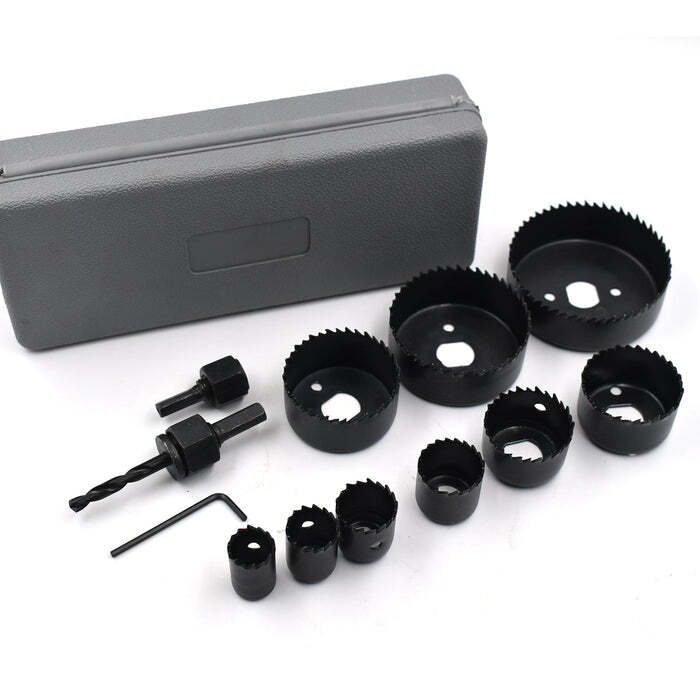-12 pcs 19-64mm Hole Saw Kit 0415