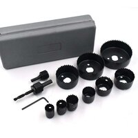 -12 pcs 19-64mm Hole Saw Kit 0415