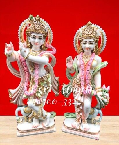 Marble Radha Krishan Statue