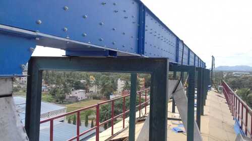 Double Deck Chain Conveyor - Color: Blue