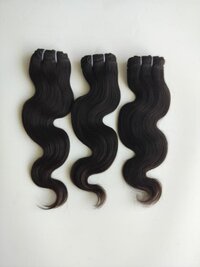 Remy Virgin Indian Temple Donated Human Hair Weft Extensions Curly Straight Wavy Samples