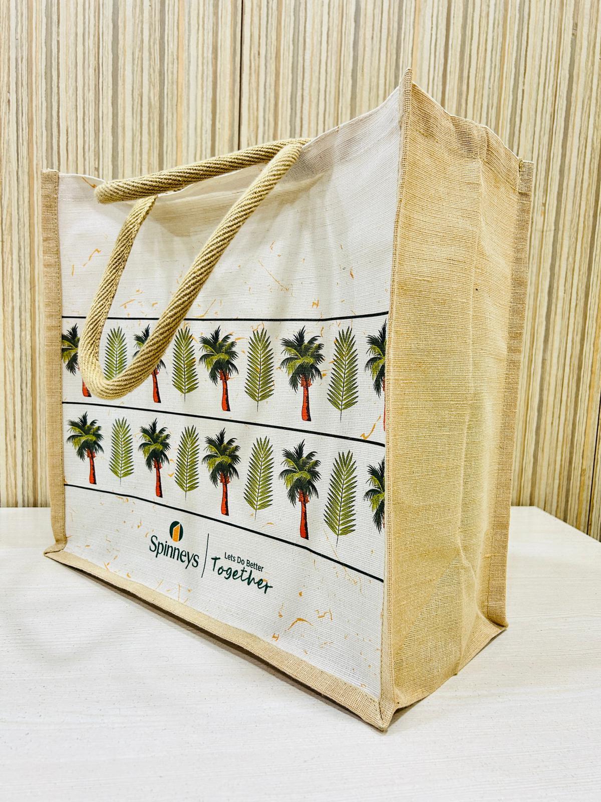 Juco ( Jute & Cotton) Sustainabl Women Shopping Bag for Versatile Use
