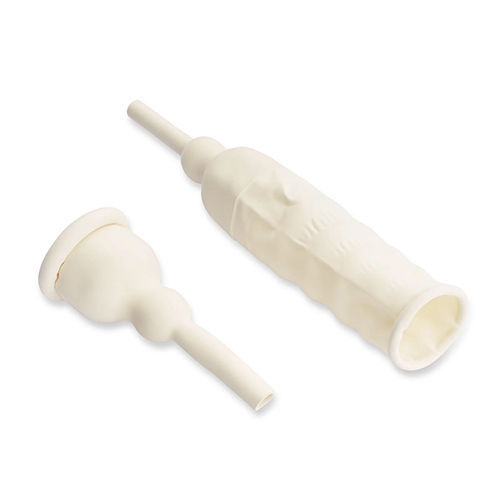 Male Cath External Male Catheter - Color: White