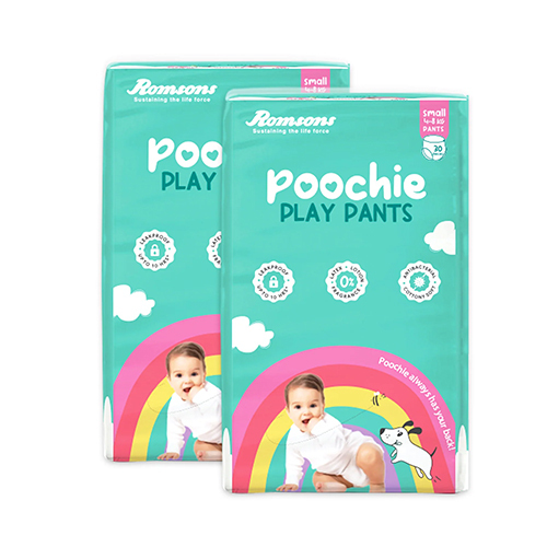 Poochie Ultimate Comfort Play Pants Baby Diapers