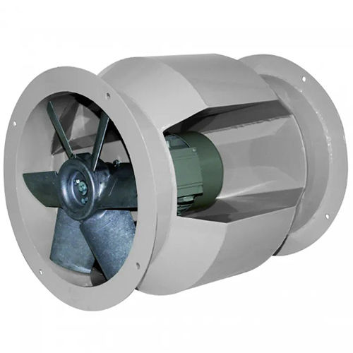 Bifurcated Axial Flow Fan - Blade Material: Steel