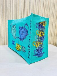 Beautifully Printed Jucos ( Combination of Jute & Cotton) Ladies Shopping Bag for Versatile Use