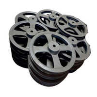 Heavy Type V Pulley - Color: Silver