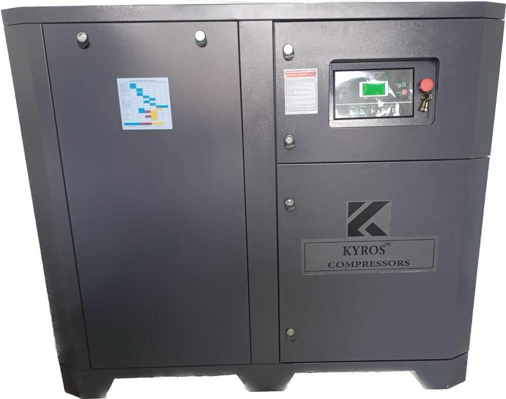 Screw Air Compressor - 10 To 100 HP Standard Size Black | 1 Year Machine Warranty 2 Years On Screw Air End New Industrial Model