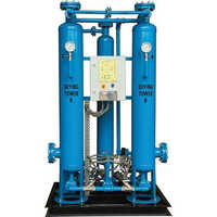 Desiccant Air Dryer - Ms Material, Standard Size, Blue Finish | New Industrial Solution