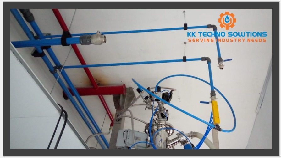 Modular Compressed Aluminium Airpipe System