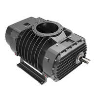 Twin Lobe Roots Blower - Cast Iron & Steel, Black | Capacity: 200-10000 Mâ³/h, Motor Power: 5-200 Hp, Max Pressure: 1 Kg/cmâ², Voltage: 220v/440v, Noise Level: 70-85 Db, Lifespan: 10+ Years
