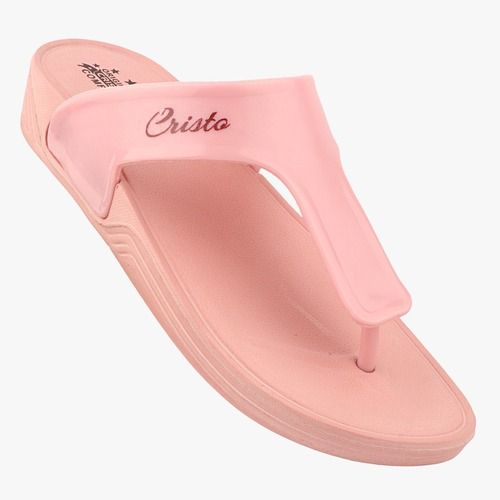 Pink Crown 2 Ladies Slipper - Color: Peach