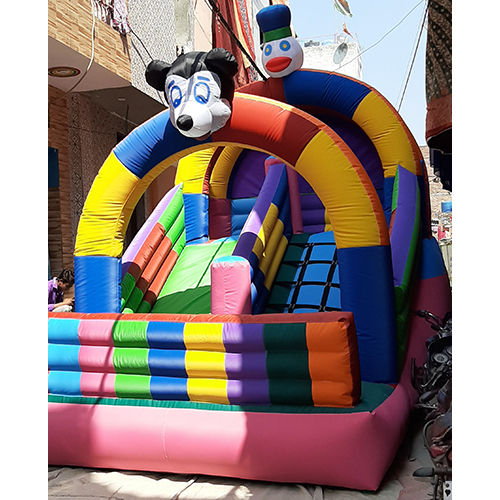 Mickey Mouse Inflatable Bouncy Slider - Material: Rubber