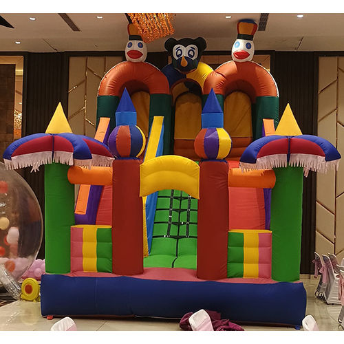 3 Slider Jumping Bouncy Inflatable - Material: Rubber