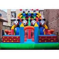 Big 3 Lane Slider Inflatable Bouncy