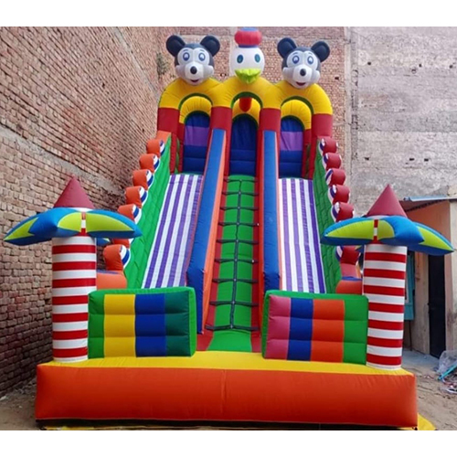 Big 3 Lane Slider Inflatable Bouncy