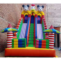 Big 3 Lane Slider Inflatable Bouncy
