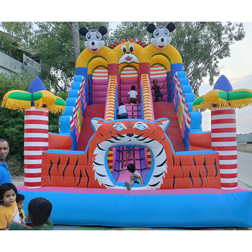 3 Lane Big Inflatable Bouncy