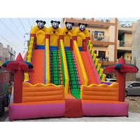 Cartoon Bouncy Inflatable Slider