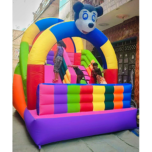 Jungle 2 Lane Slide Bouncy Inflatable
