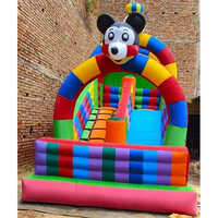 2 Slider Mickey Mouse Jumping Inflatable - Material: Rubber