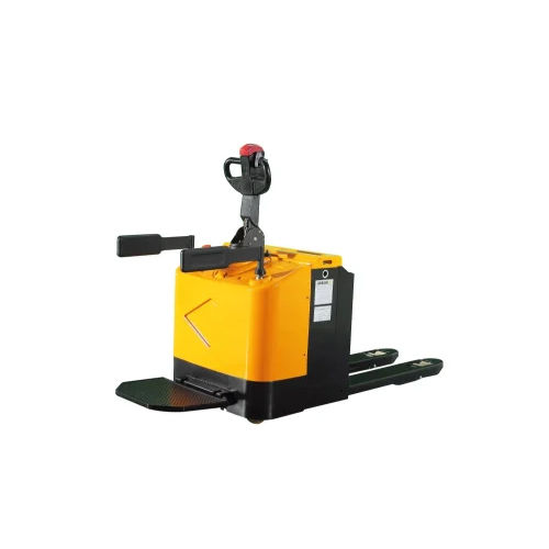 Battery Operated Pallet Truck - Color: Black & Yellow