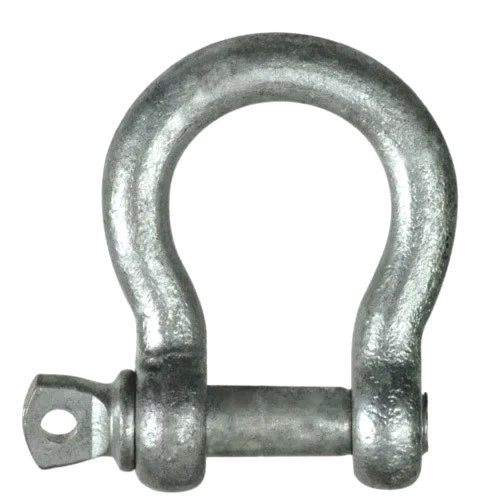 Mild Steel Bow-D Shackle - Color: Silver