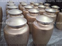 Enameled Finish Alloy Cremation Urn for Human ashes - Ma;e & Female Adult Urns ,  Manufacturer of Funeral Urns