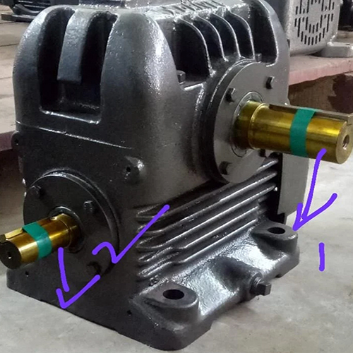 U type worm gear box