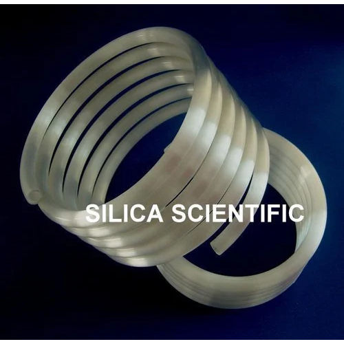 Quartz Spiral Helical Tube - Color: Transparent