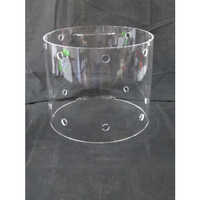 Quartz Tube With Holes - Color: Transparent
