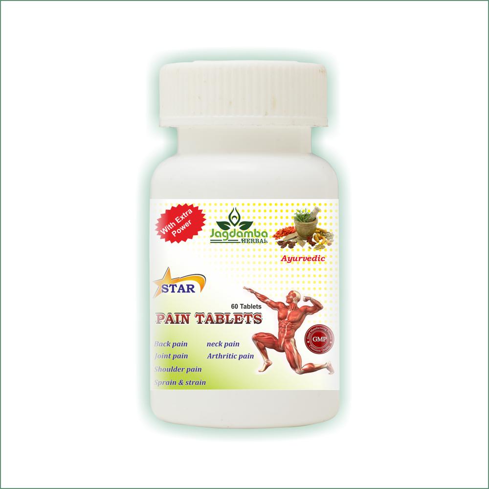 Star Pain Tablets - For Adults, Dosage As Suggested | Store In Cool Place, Effective Pain Relief