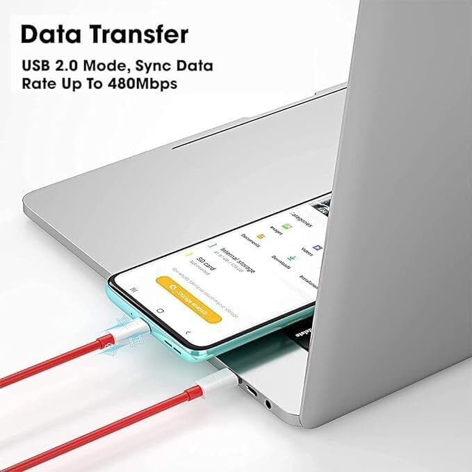 Dash Warp Charge Cable (1Meter) 6.5A C To C Data Sync