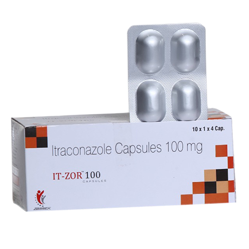 100 MG Itraconazole Capsules