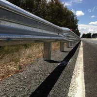 Metal Beam Crash Barrier