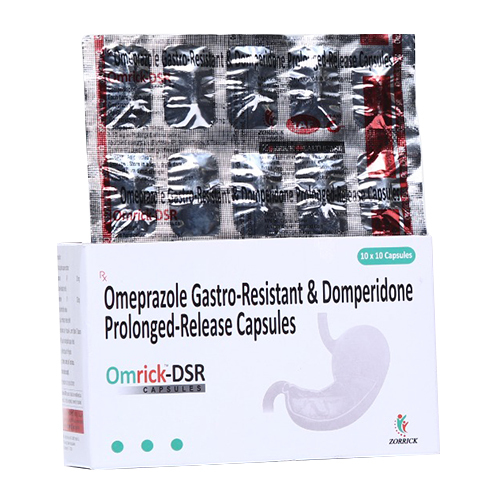 Omeprazole Gastro-Resistant And Domperidone Prolonged-Release Capsules