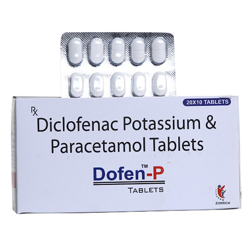Diclofenac Potassium And Paracetamol Tablets