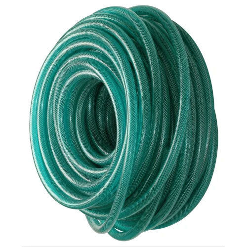 Pvc Nylon Braided Garden Water Hose - Color: Green