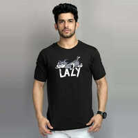 Mens Casual Printed 100% Cotton Bio Wash T-Shirt