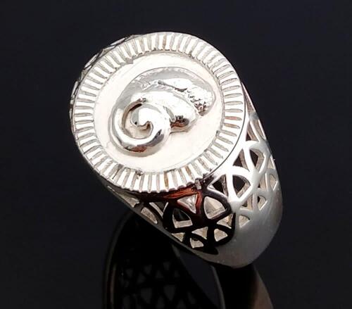 New Design 92.5 Silver Bahubali Ring