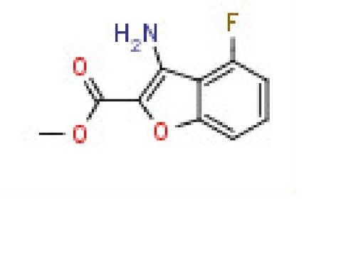 3-Amino-4-fluoro-benzofuran-2-carboxylic acid methyl ester