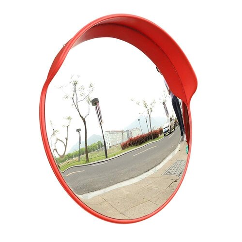 road safety convex mirror