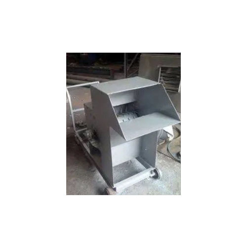 Mild Steel Industrial Ice Crusher Machine - Color: Grey