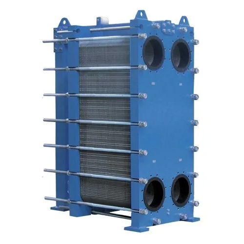 Industrial Plate Heat Exchanger - Color: Blue