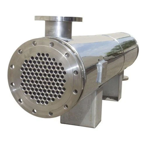 Shell And Tube Heat Exchanger - Color: Silver